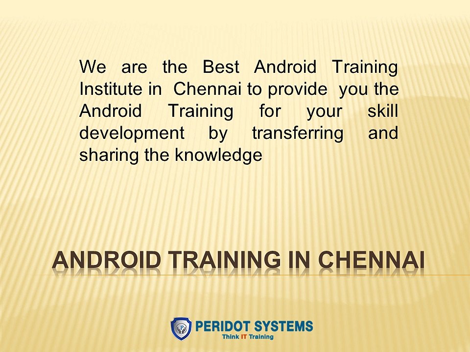 Android Training in Chennai