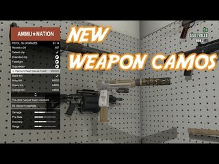 GTA 5 Ill Gotten Gains New Weapon Camos - Yusuf Amir Luxury, Gilded Gun Metal, Platinum Pearl Deluxe