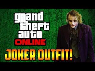 GTA 5 Online - How to make "The Joker's Heist Outfit" (Joker's Robbery Costume)