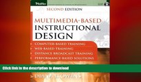 PDF ONLINE Multimedia-based Instructional Design: Computer-Based Training; Web-Based Training;