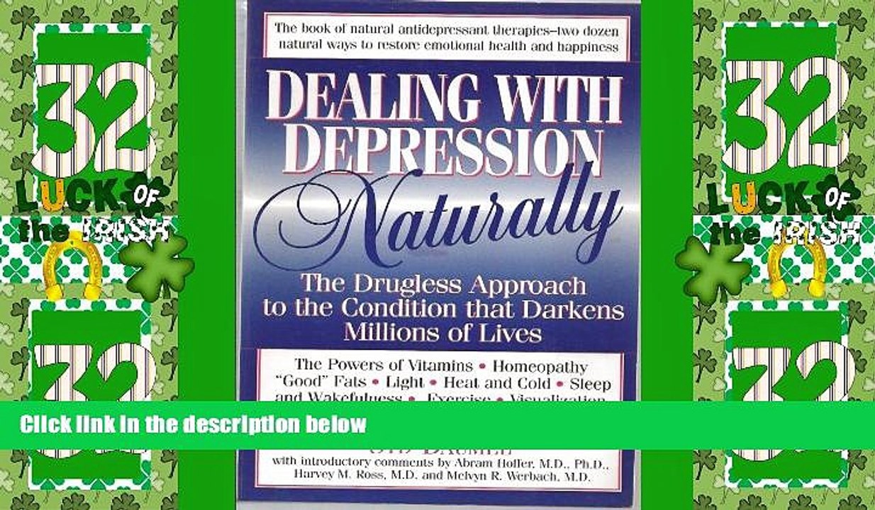 READ FREE FULL  Dealing with Depression Naturally  READ Ebook Full Ebook Free