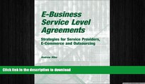 READ THE NEW BOOK E-Business Service Level Agreements: Strategies for Service Providers,