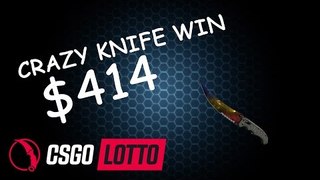 Crazy Knife Win (CSGO BETTING)