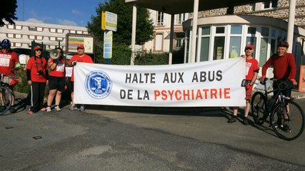 Raid à vélo contre les "abus de la psychiatrie"