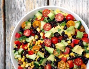 Summer Squash, Avocado, and Cherry Tomato Salad