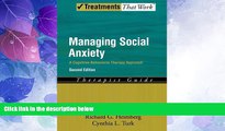 Big Deals  Managing Social Anxiety: A Cognitive-Behavioral Therapy Approach (Treatments That