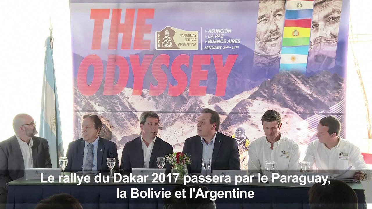 Le Dakar 2017 passera par le Paraguay, la Boliv...