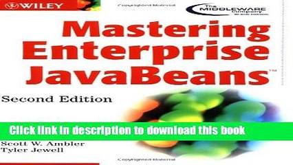 [Popular] Mastering Enterprise JavaBeans (2nd Edition) Hardcover OnlineCollection