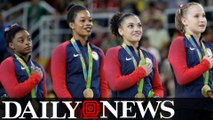 Gymnast Gabby Douglas Draws Criticism Over No Hand Over Heart During National Anthem