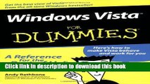 [Popular] Windows Vista For Dummies, Special DVD Bundle Paperback OnlineCollection