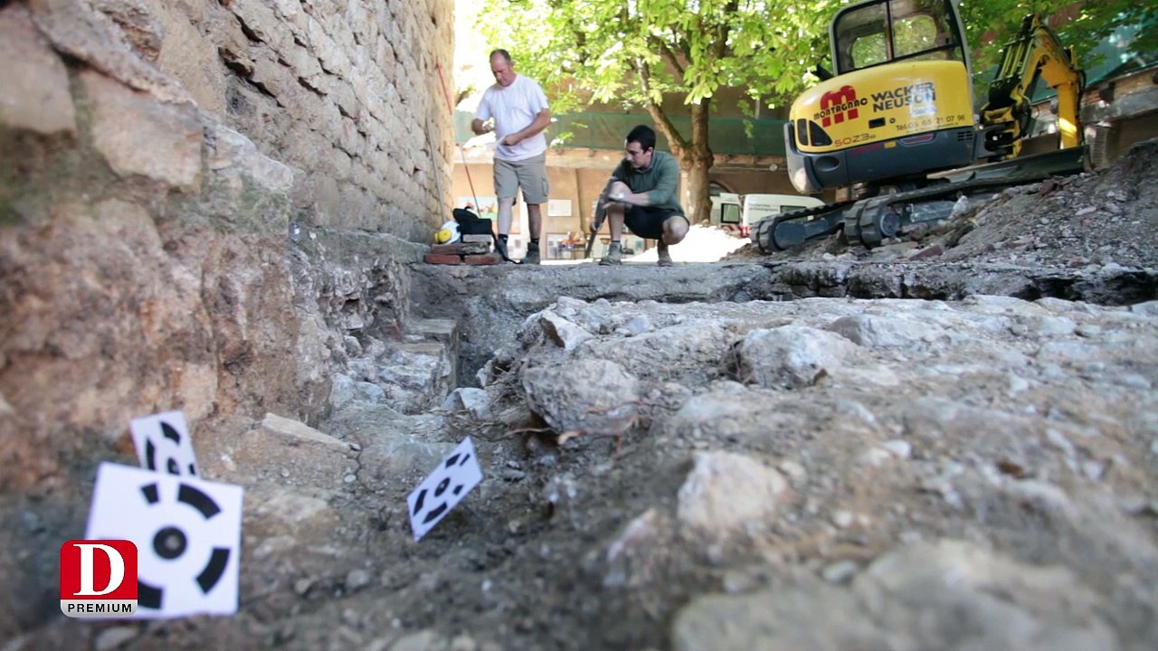 Fouilles archéologiques au château de Bioule