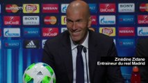 Supercoupe d'Europe: Zidane surpris dans la joie par ses joueurs