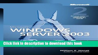 [Popular] MicrosoftÂ® Windows Serverâ„¢ 2003 Administrator s Pocket Consultant Paperback Free