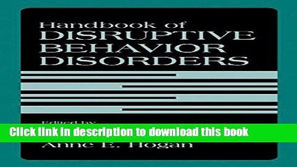 [Download] Handbook of Disruptive Behavior Disorders Hardcover Collection