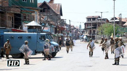 Curfew shutdown continue for 33rd day in Kashmir
