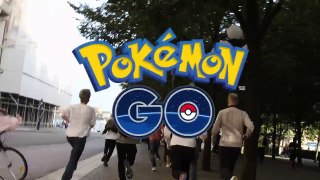 Hundreds of people Catching Machamp in Stockholm!