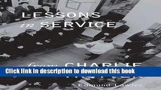 [Download] Lessons in Service from Charlie Trotter Hardcover Online