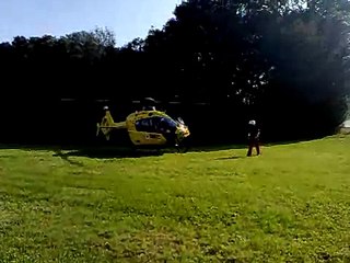 Christophorus 10 Abflug vom Einsatzort!