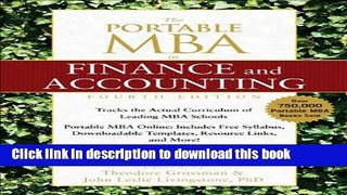 [Popular] The Portable MBA in Finance and Accounting Kindle Free