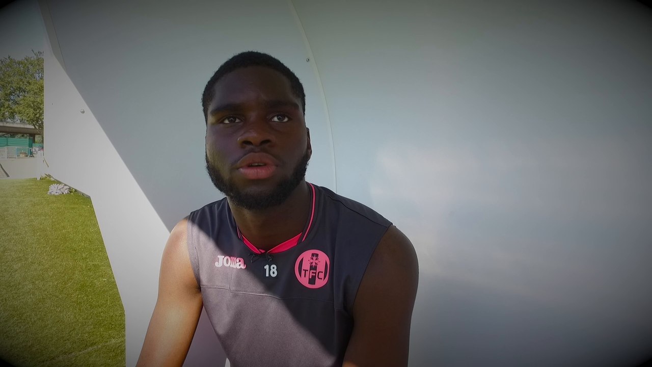 Odsonne Edouard, ses premiers mots en Violet