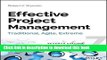 [Popular] Effective Project Management: Traditional, Agile, Extreme Hardcover OnlineCollection