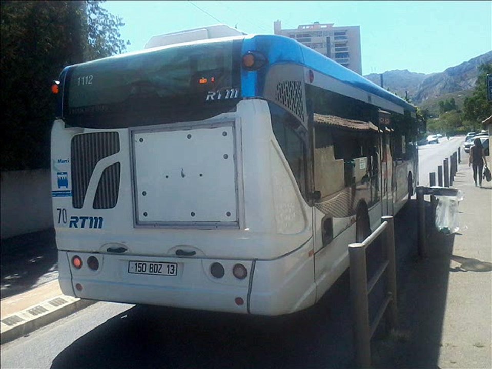 Sound Bus Heuliez Bus GX 327 n°1112 de la RTM - Marseille sur la ligne 17