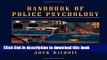 [Popular Books] Handbook of Police Psychology (Series in Applied Psychology) Free Online