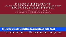 [Popular] Non-profit Accounting and Bookkeeping: Accounting for clubs, societies etc Paperback