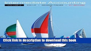 [Popular] Intermediate Accounting, Vol. 1 (2nd Edition) Kindle Free