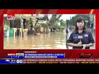 Penampakan Banjir di Bekasi Barat
