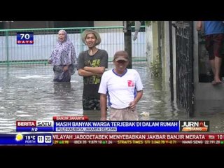 Pemukiman Warga Pulo Kalibata Banjir Hingga 1,5 Meter