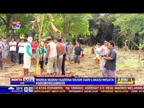 Diusir dari Lokasi Wisata, Warga Bentrok dengan Polisi