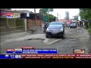 Jalan Raya Kranggan Berlubang 30 Centimeter