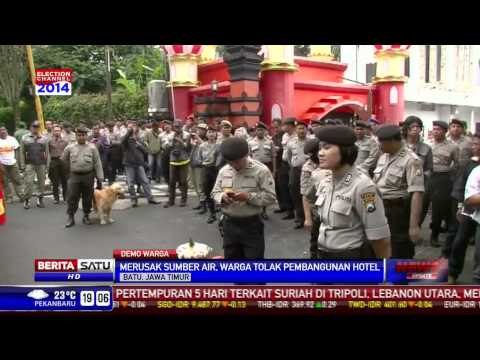 Ratusan Warga Tuntut Pembangunan Hotel Dihentikan