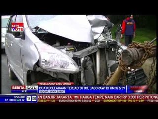 Tiga Orang Terlibat Kecelakaan di Tol Jagorawi