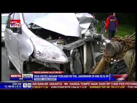 Tiga Orang Terlibat Kecelakaan di Tol Jagorawi
