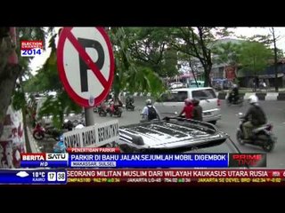 Parkir Sembarangan, 5 Mobil Digembok