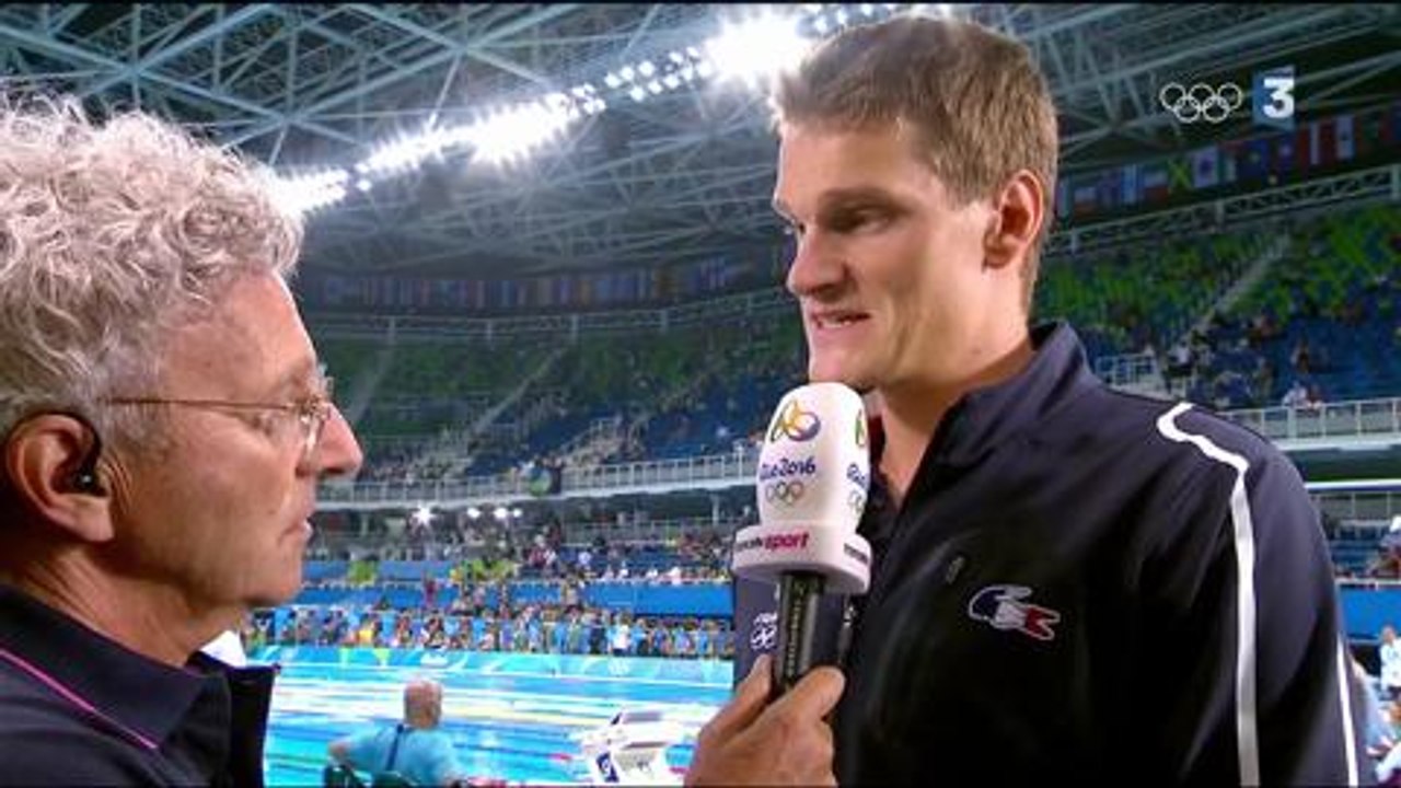 JO Rio 2016 : la réponse de Yannick Agnel, mardi 9 aout/ mercredi 10 aout