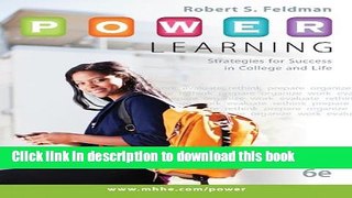 [Download] P.O.W.E.R. Learning: Strategies for Success in College and Life with Connect Access