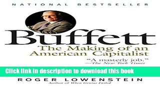 [Popular] Buffett: The Making of an American Capitalist Hardcover Online