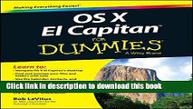 [Popular] OS X El Capitan For Dummies Paperback OnlineCollection