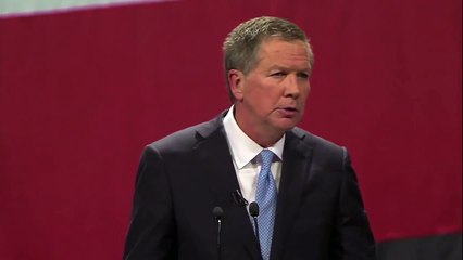 Gov. Kasich SotS: "This is my mission."