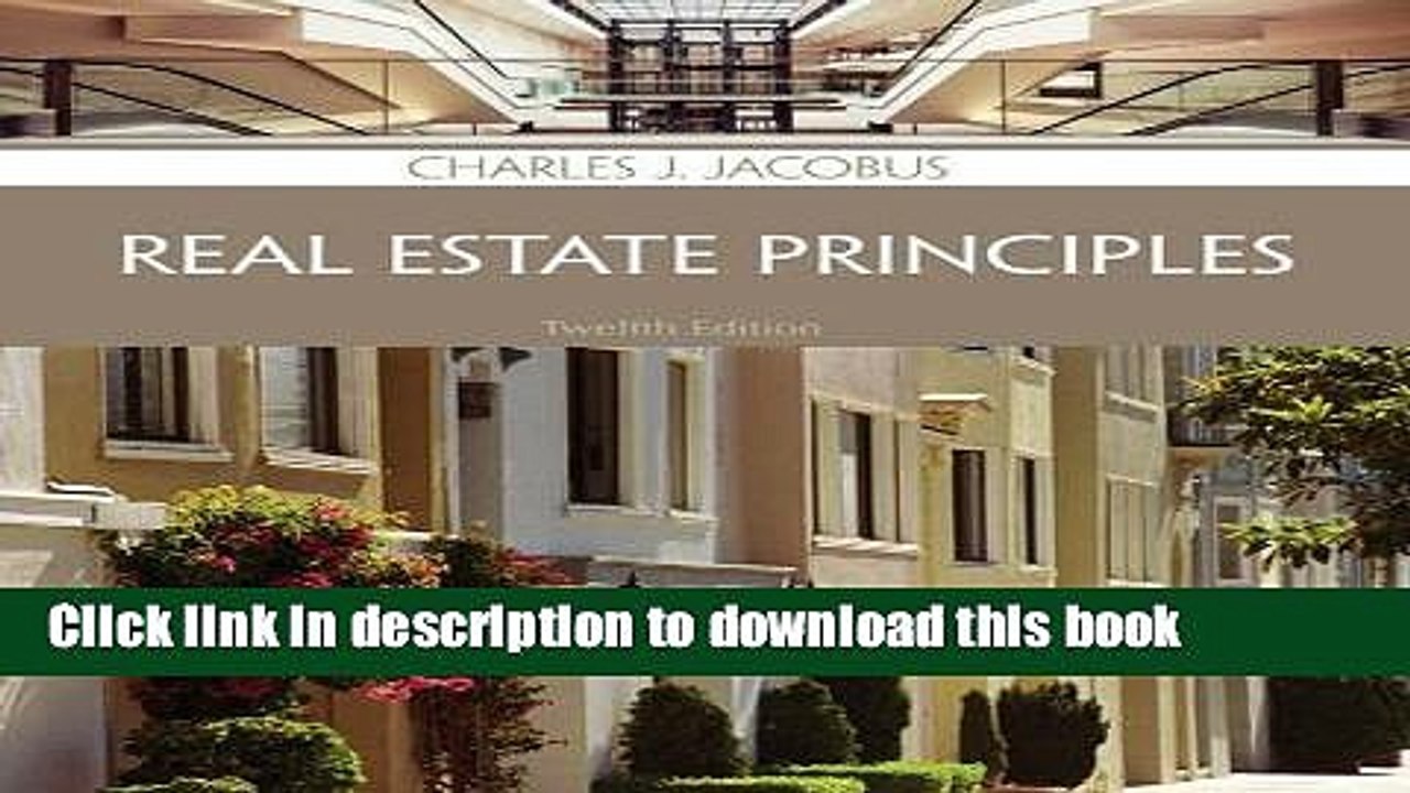 [Download] REAL ESTATE PRINCIPLES Kindle Collection