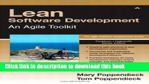 [Popular] Lean Software Development: An Agile Toolkit Kindle Free