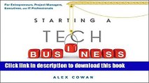 [Popular] Starting a Tech Business: A Practical Guide for Anyone Creating or Designing