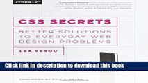 [Popular] CSS Secrets: Better Solutions to Everyday Web Design Problems Kindle OnlineCollection