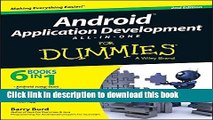[Popular] Android Application Development All-in-One For Dummies Hardcover OnlineCollection