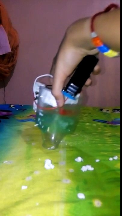 Vacuum cleaner ...!! Science project ...  simple and cool..