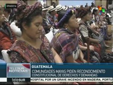 Guatemala: pueblos originarios exigen que se respeten sus derechos