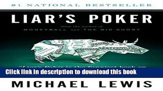 [Popular] Liar s Poker Kindle Online